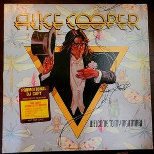 Alice Cooper Welcome to My Nightmare DJ Copy!! UNIQUE FIND!!! Used